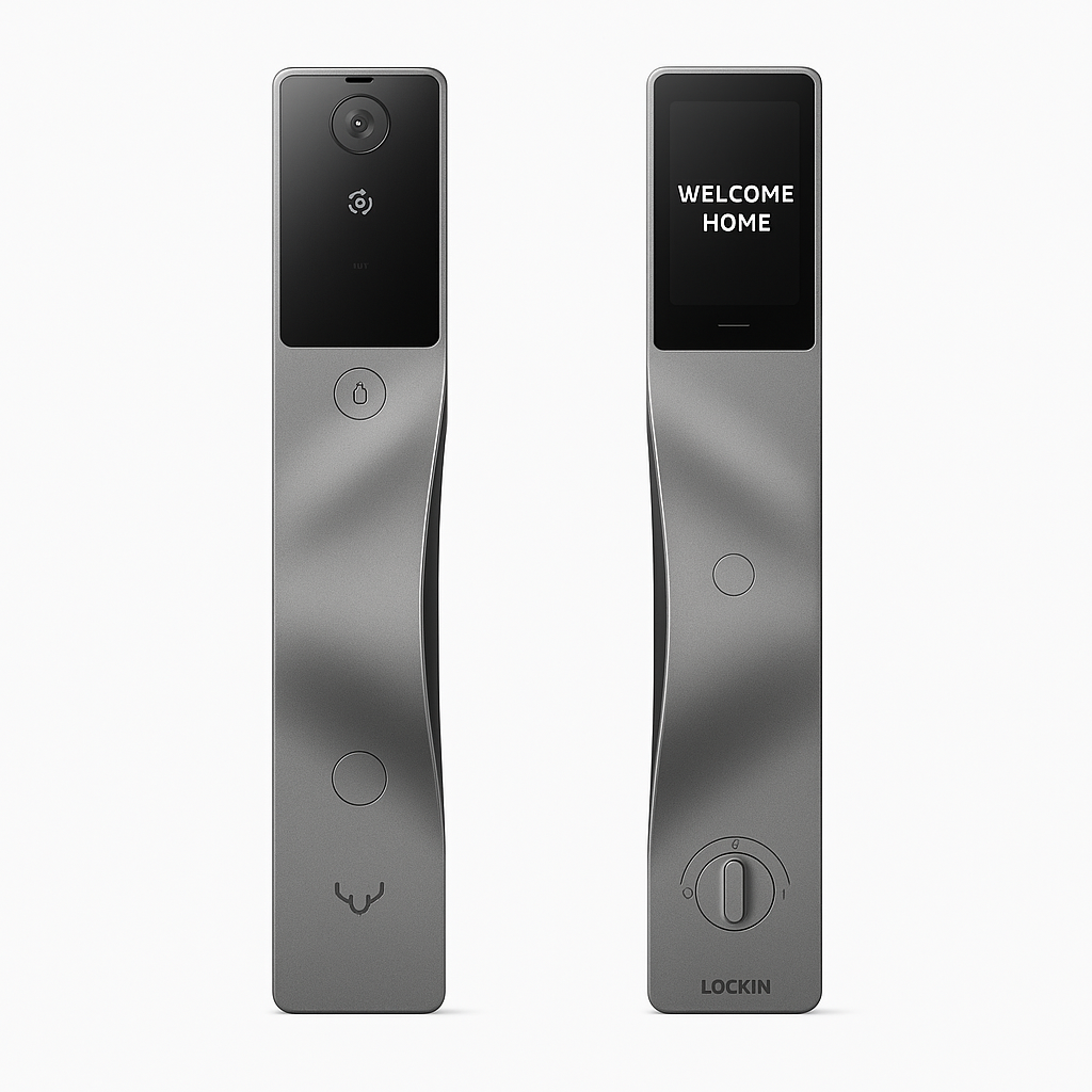 Lockin V5 Max | Premium push-pull smart lock with palm-vein unlock