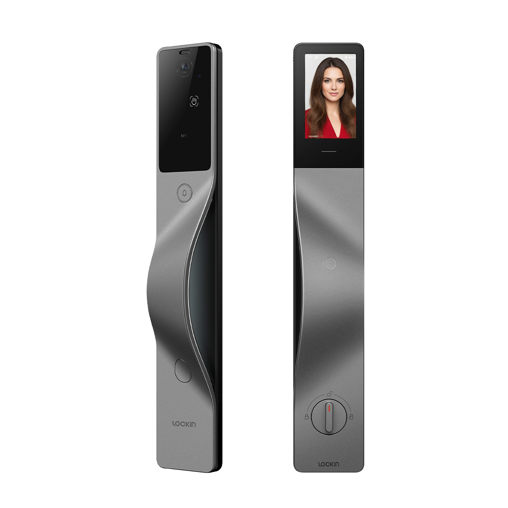 Lockin V5 Max | Premium push-pull smart lock with palm-vein unlock