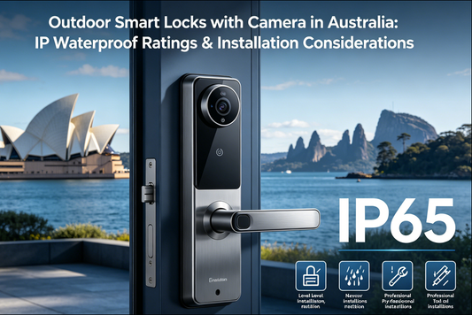 Outdoor Smart Locks with Camera in Australia: IP Waterproof Ratings & Installation Considerations