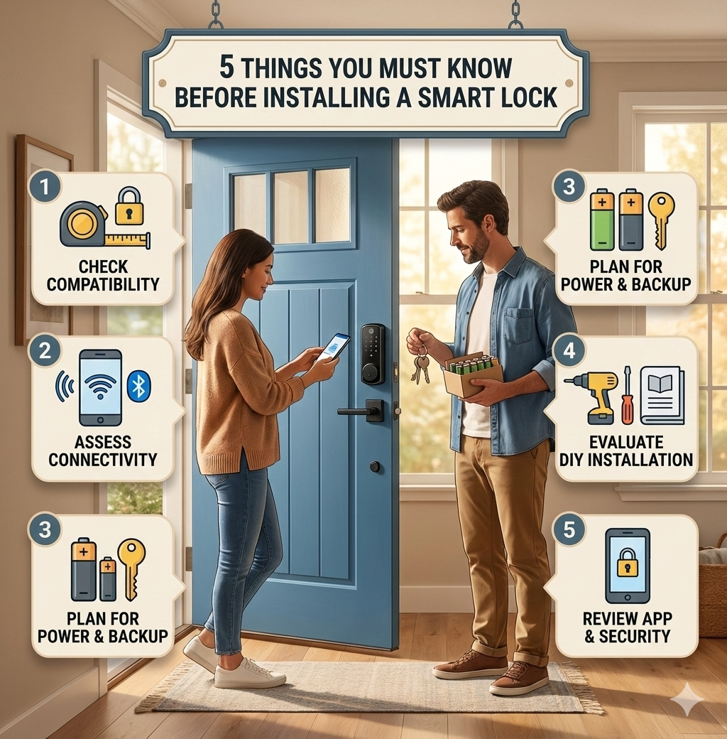 5 Things You Must Know Before Installing a Smart Lock – AT Smart Lock