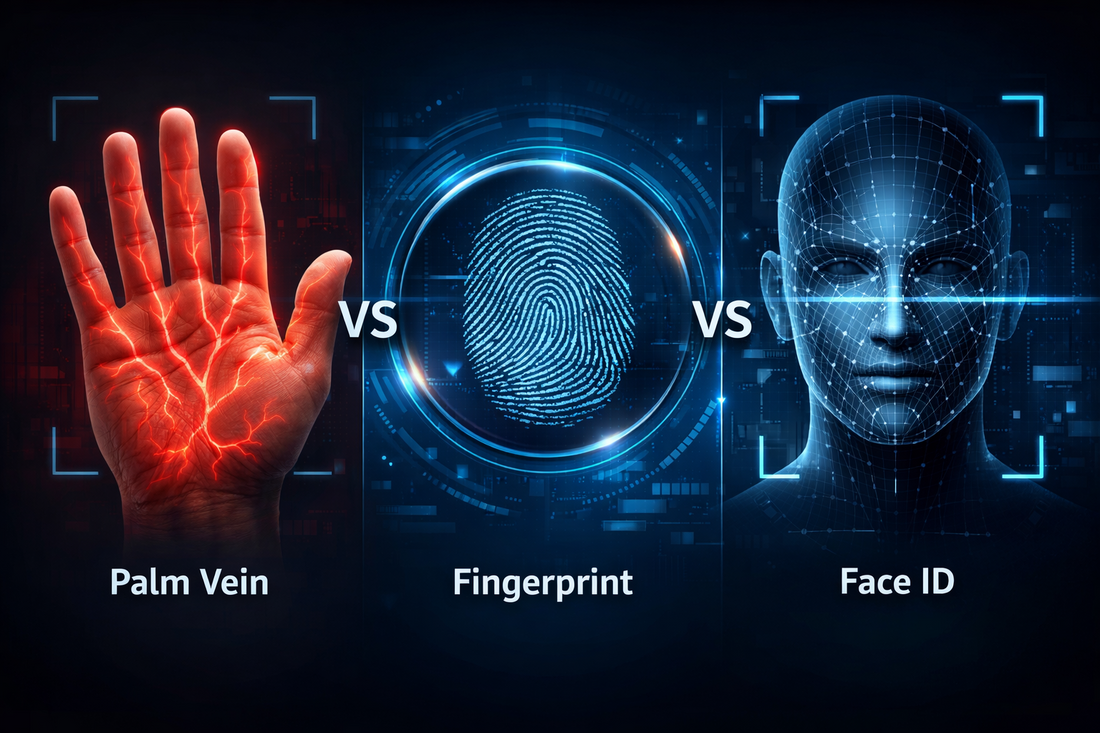 Palm Vein vs Fingerprint vs Face ID: Which Is More Secure?