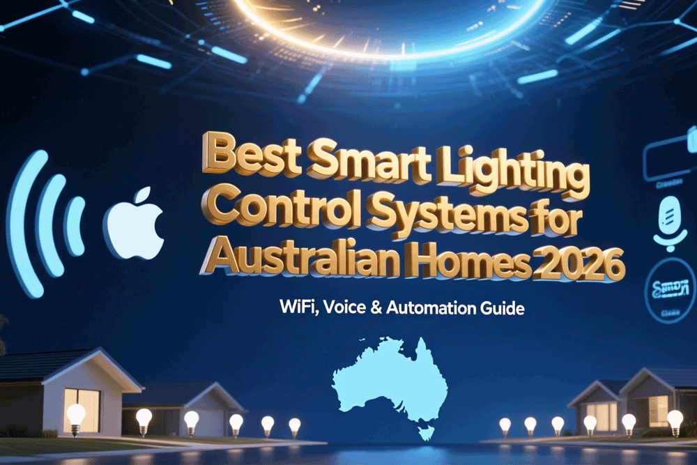 Best Smart Lighting Control Systems for Australian Homes 2026 | WiFi, Voice & Automation Guide