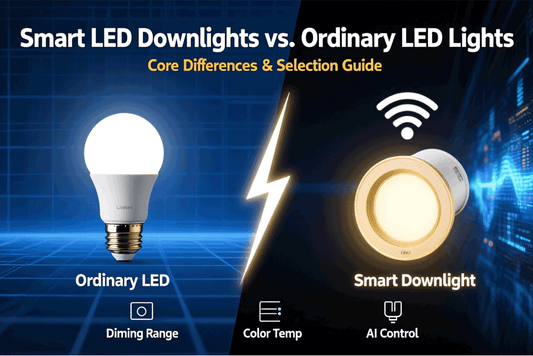 Smart LED Downlights vs. Ordinary LED Lights: Core Differences, Selection Guide