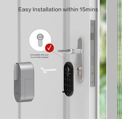 Lockin G30 | Fingerprint, Keypad PIN, App Control, Auto Lock, Keyless Entry Smart Door Lock