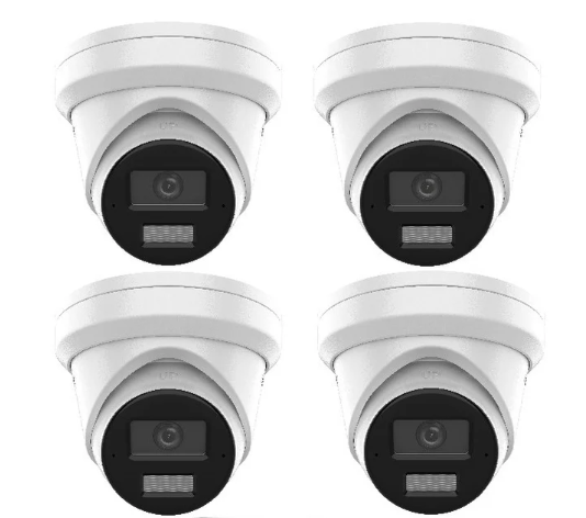 Hikvision 8MP – Full Colour Night Vision + Sound & Light Alarm  – 4TB – Installation Included