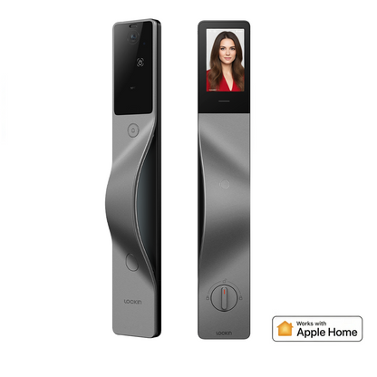 Lockin V5 Max | Palm-Vein Recognition , 3D Face ID , 2K Camera with Built-in Doorbell , 3-Day Free Cloud Storage