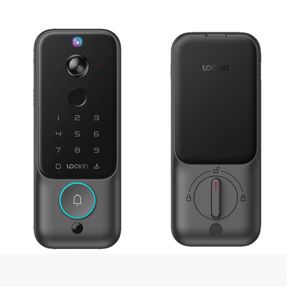 Veno Plus | Palm-Vein Recognition ,  Fingerprint , 2K Camera with Built-in Doorbell , 8GB Local Video Storage