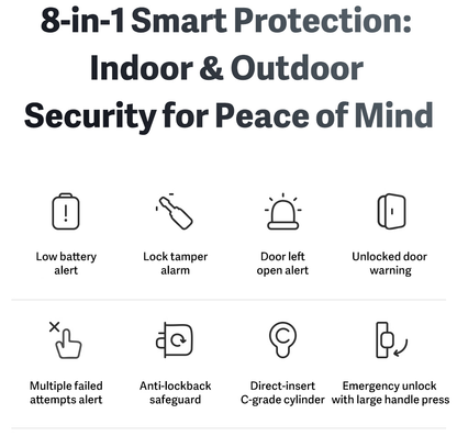 Lockin S6 Max | High-definition camera with finger-vein recognition