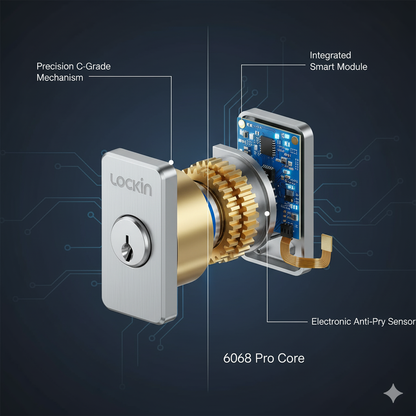 Lockin V5 Max Smart Lock Accessories | Replacement Battery & Lock Cylinder