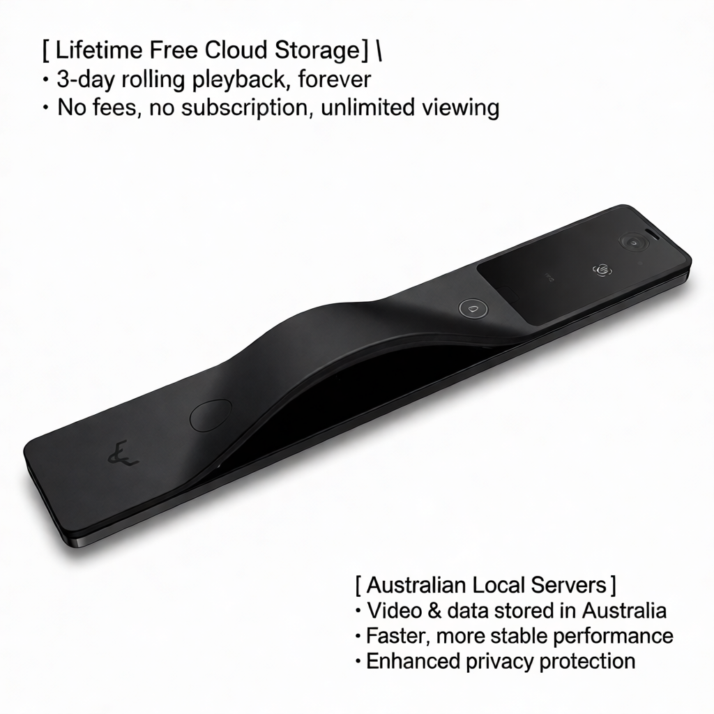 Lockin V5 Max | Premium push-pull smart lock with palm-vein unlock