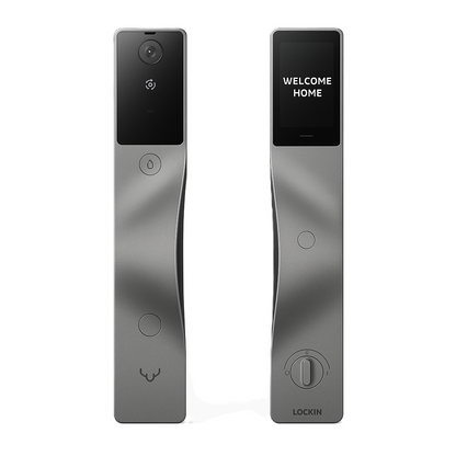 Lockin V5 Max | Palm-Vein Recognition , 3D Face ID , 2K Camera with Built-in Doorbell , 3-Day Free Cloud Storage