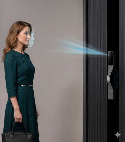 Lockin V5 Max | Premium push-pull smart lock with palm-vein unlock