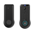 Lockin Veno Pro | Palm-Vein Recognition ,  Fingerprint , 2K Camera with Built-in Doorbell , 32GB Local Video Storage/ IP65